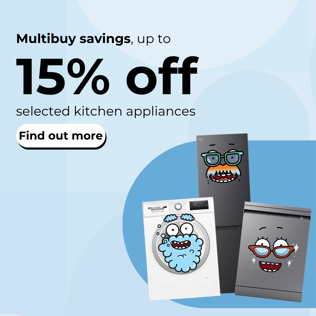 Save up to 15% with multibuy on kitchen appliances